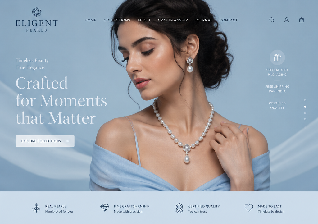 Website conversion mockup